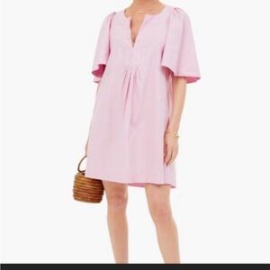 Pink Finley Flutter Sleeve Dress